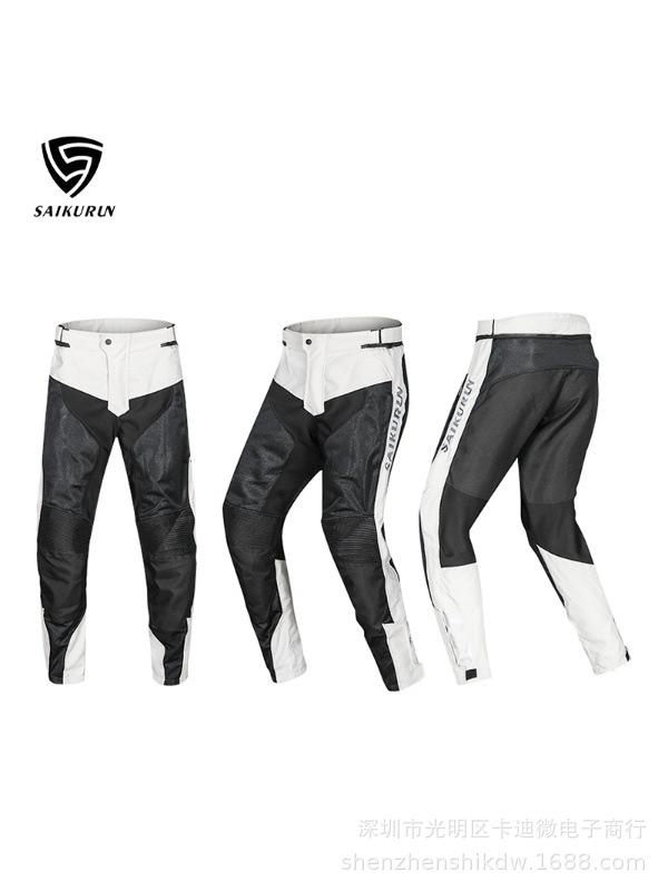 SAIKURUN Traje de Motociclismo de Verano Unisex de Malla - Conjunto de Equipo de Montaje Anticaídas