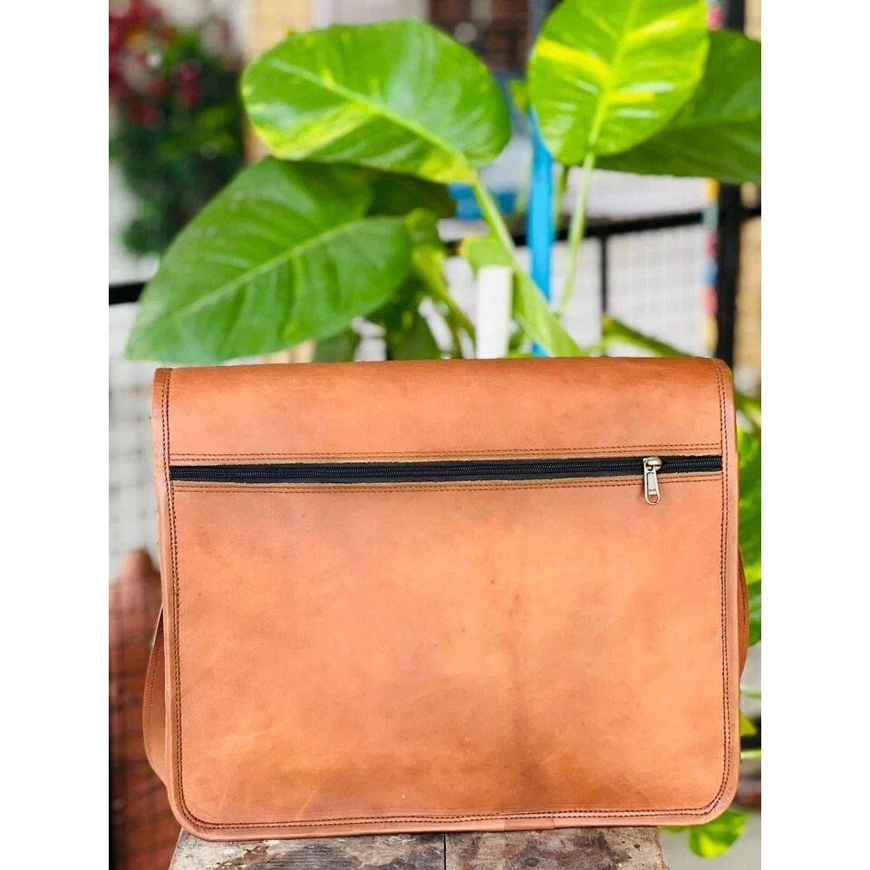 Men's Vintage Super Stable Leather Shoulder Satchel Messenger Handmade Bag