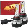 Shingen LED KIWAMI Headlights and Fog Lamps HIR2 Total Measured 55W Bulbs (2 Bulbs) - Value 12,600 Lumens, Built-in Canceller, High-Power