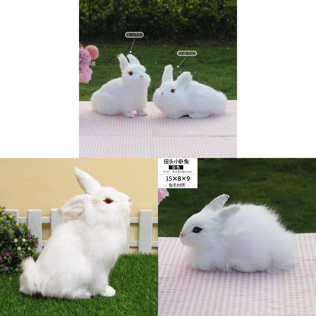 Farmhouse Plush Bunny Toy With Handcrafted Design For Home Decor And Photography Props