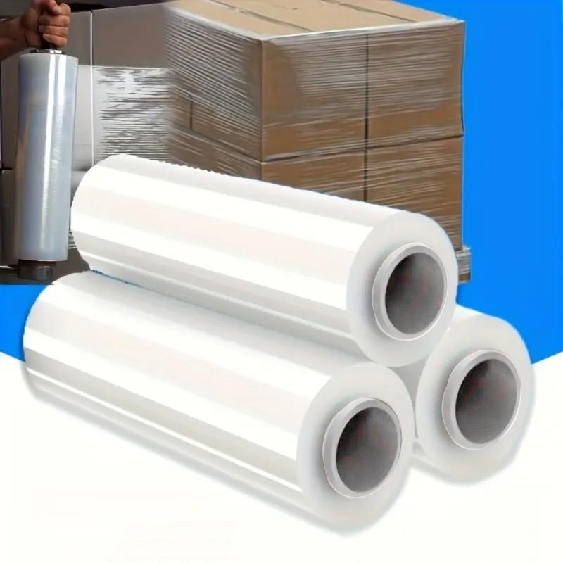 15/30cm Clear Stretch Film Wrap 500% Stretch Ability Waterproof Shrink Wrap for Moving Shipping Storage, Prevents Scratches