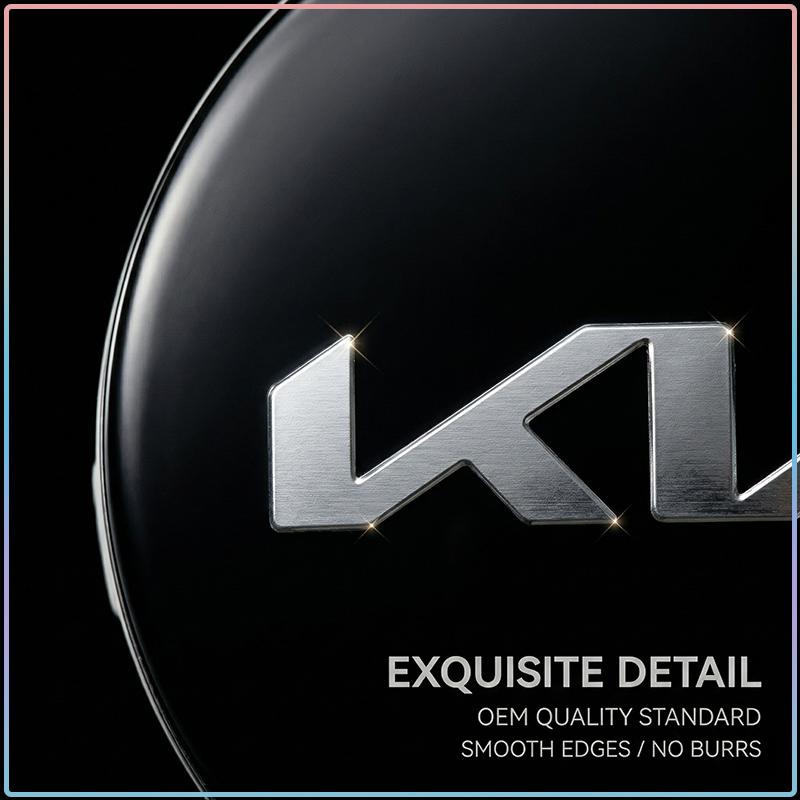 4 Stück 58 mm Auto-Radnabenabdeckungen Staubdicht Aufsteckbare Radabdeckung für KIA Ceed Rio Sportage R K2 K3 K4 K5 K6 K7 K8 Soul Opeima Ceed Sorento Cerato