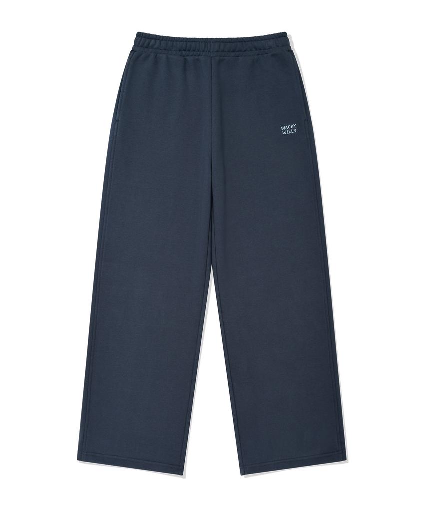 WACKY WILLY Women'S Semi-Wide Sweatpants Navy
