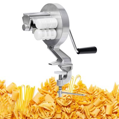 Cavatelli Maker Tool Pasta Machine Kitchen Gadget DIY Aluminum Alloy Portable with Hand Crank
