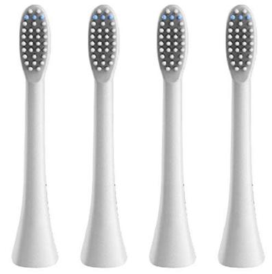 InfinitusValue Smart Tracking Electric Toothbrush Replacement Brush Regular White IVHB01WBR4 (Genuine Product) Heads, Size, 4-Pack,