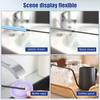 2pcs Silicone Straw Brushes, 6mm+8mm Reble Hanging Straw Cleaner Brush Extra Long Straw Cleaning Brush Bendable Crevice Brush Pipe Cleaners for Glass