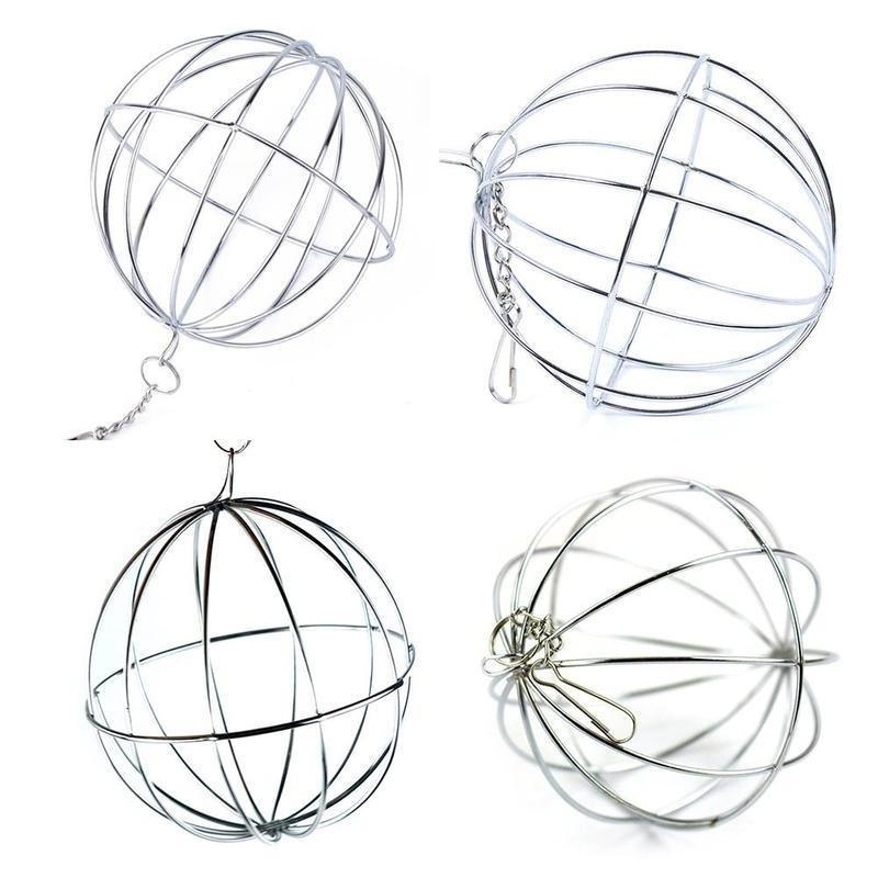 Sphere Feed Dispenser Hanging Ball Toy Guinea Pig Hamster Rat Rabbit Pet Supply