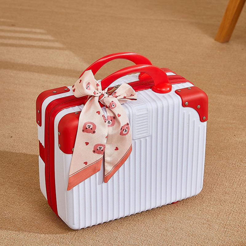 14" Carry-On Suitcase & Travel Organizer, Large Capacity 16" Lightweight Makeup Bag & Toolbox.