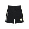 BEP Letter Print Loose Knit Five-Point Shorts Men Shorts Black T11M339602F-BK