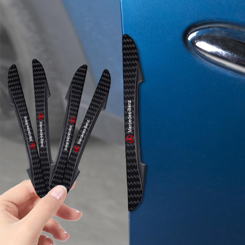 Car Door Anti-collision Bumper Strip Trim Protector Stickers For Mercedes-Benz A B C E S Class W168 W169 W176 W177 W245 W246 W247
