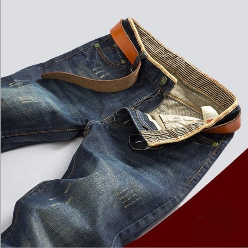 

Джинсы мужские всесезонные прямого кроя зауженные повседневные длинные 28