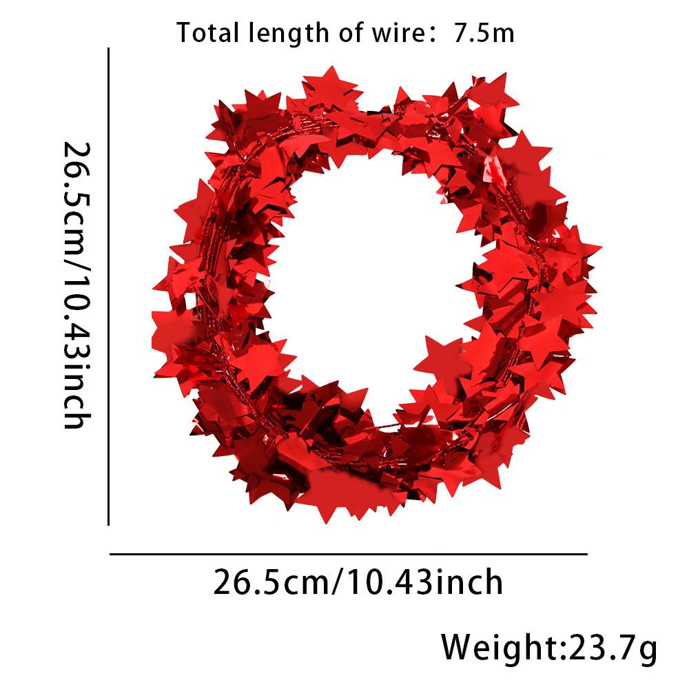 

Silver Colorful Red Blue Star Wire Decoration Perfect For Christmas Valentines Day And More StyleA