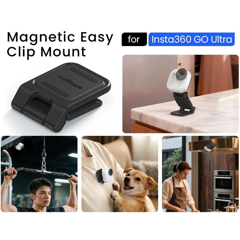 Lightweight Magnetic Bracket Holder Adapter for Insta360 GO Ultra Action Camera Accessories