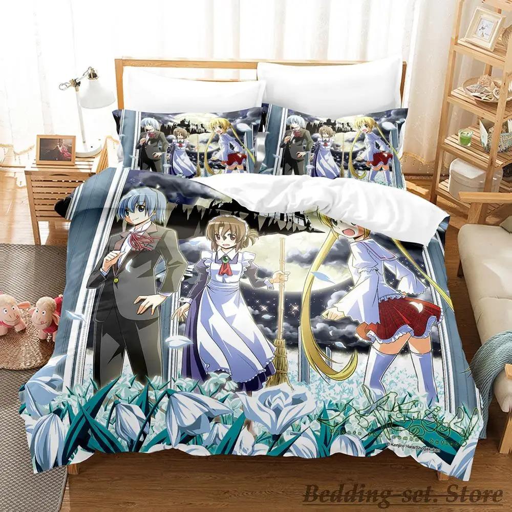 Hayate the Combat Butler Bedding Set Single Twin Full Queen King Size Bed Set Adult Kid Bedroom Duvetcover Sets Anime Bed