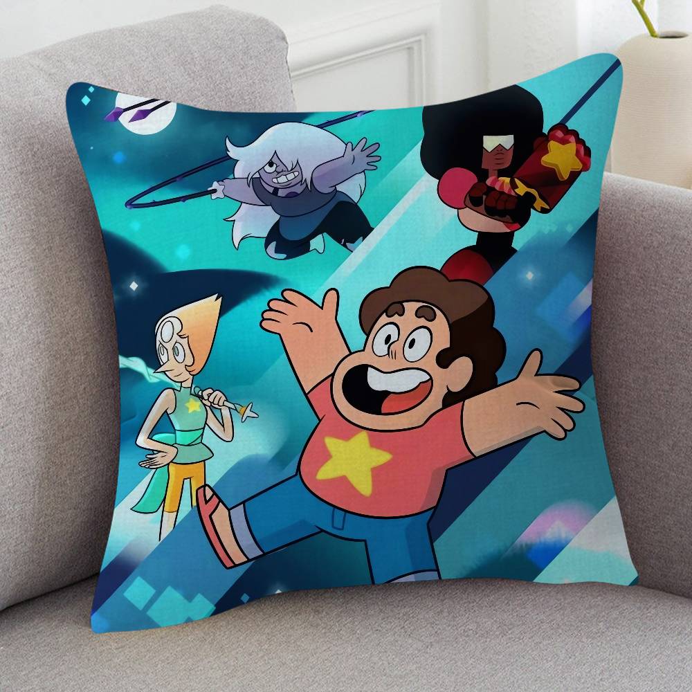 Anime Steven Universe Pillow Case Soft Double Sided Print Sofa Cushion Cover Throw Pillow Covers