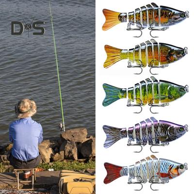 Bionic Swimming Bait Lifelike Fishing Gear for Bass Trout 3D Bionic Fishing Lures That Swim by Itself for Freshwater And Saltwater Fishing