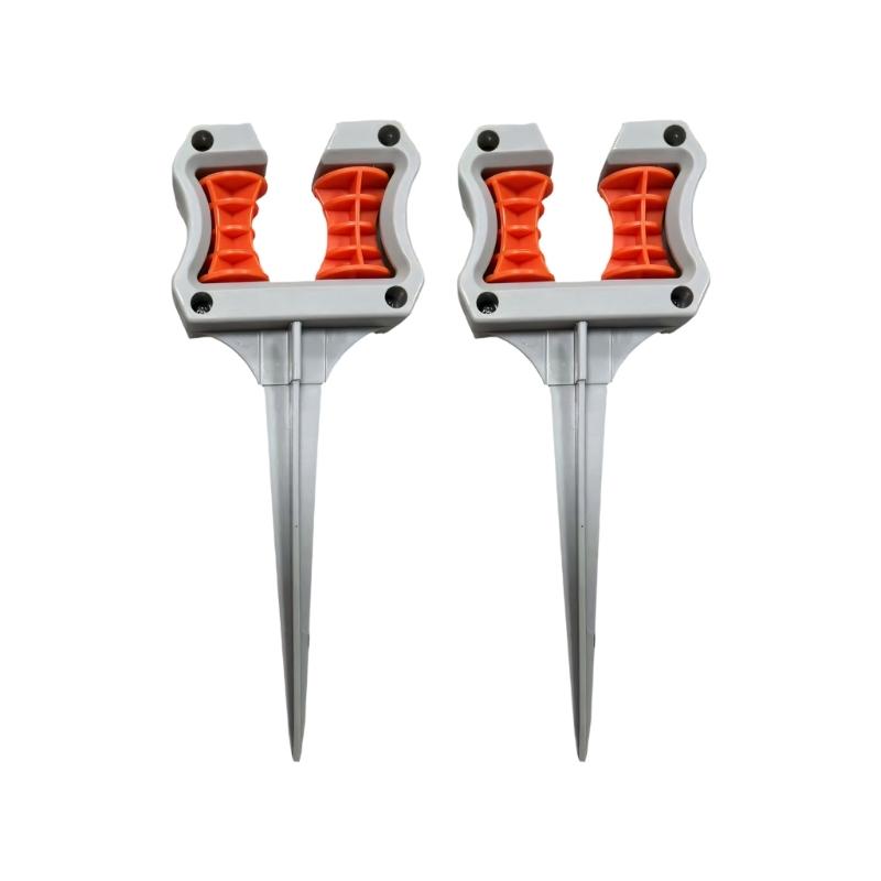 2pcs Stable Hose Directional Support Brackets Durability Outdoor Hose Management Frame For Efficient Garden Watering