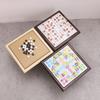 1 Set Dollhouse Mini Gomoku Chess Toy Simulation Miniature Flying Chess Model Doll House Accessories Desktop Decoration