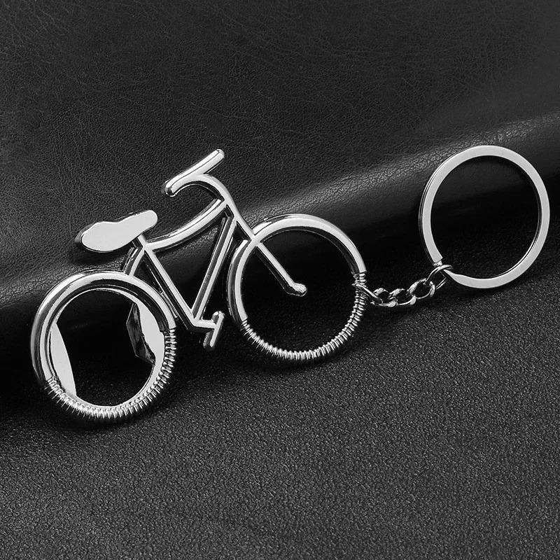 Bicycle Metal Beer Bottle Opener Cute Key Rings For Bike Lover Wedding Anniversary Party Gift Bike Keychain