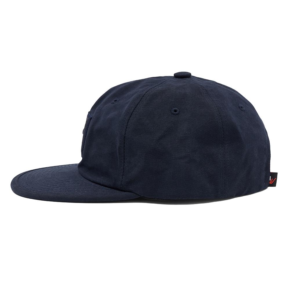 Haedeulaebseu Unisex H Embossed 6-Panel Navy