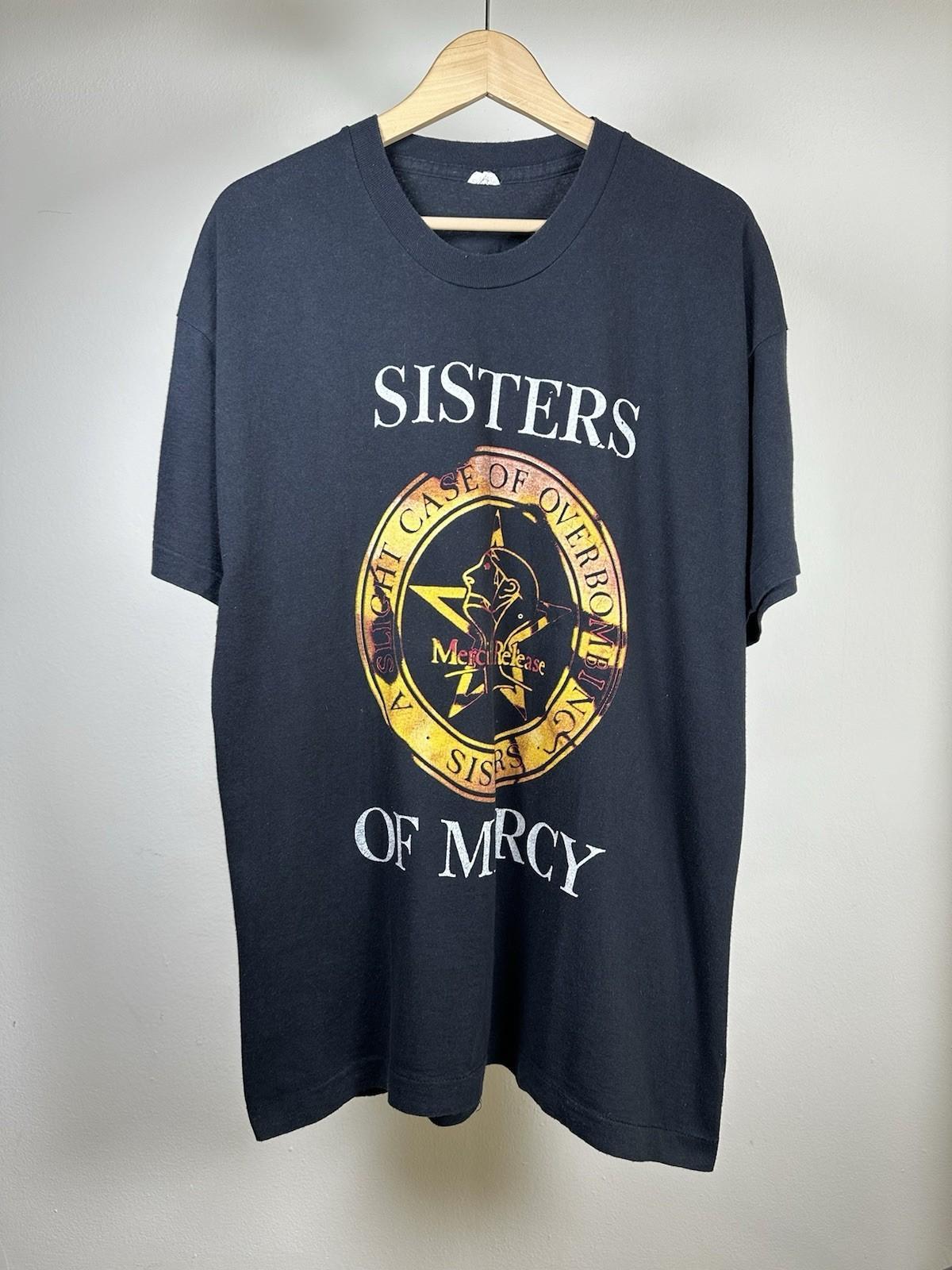 vintage Sisters Of Mercy 1993 European Tour Vintage Tee Shirt AN47345 XL