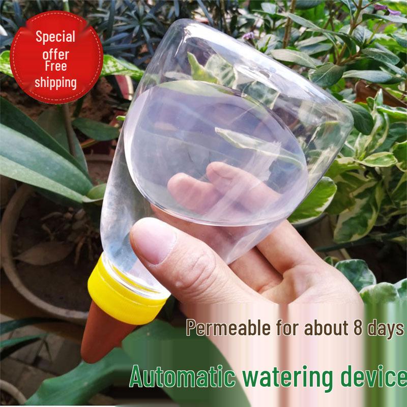 Automatic Self-Watering Ceramic Device for Succulents – Small Drip Irrigation System
