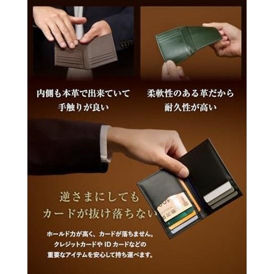 LEAGOO Credit Card Case Himeji Leather Japanese Craftsmanship Slim Genuine Holder Men Women Bi-fold Compact (Camel)