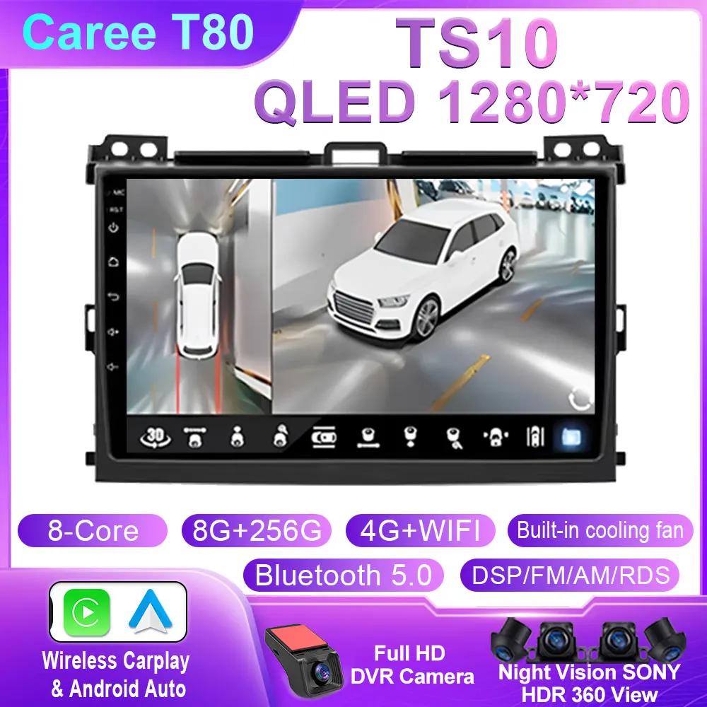 Android Car Radio For Toyota Land Cruiser Prado 120 3 III For Lexus GX470 GX 470 J120 2002 - 2009 Car Multimedia Video Player BT