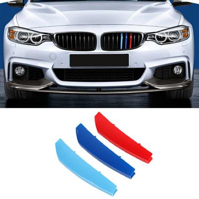 3 pièces de style de voiture 3D M style calandre garniture pare-chocs bandes autocollants couverture pour BMW série 6 GT G32 2018 décoration externe