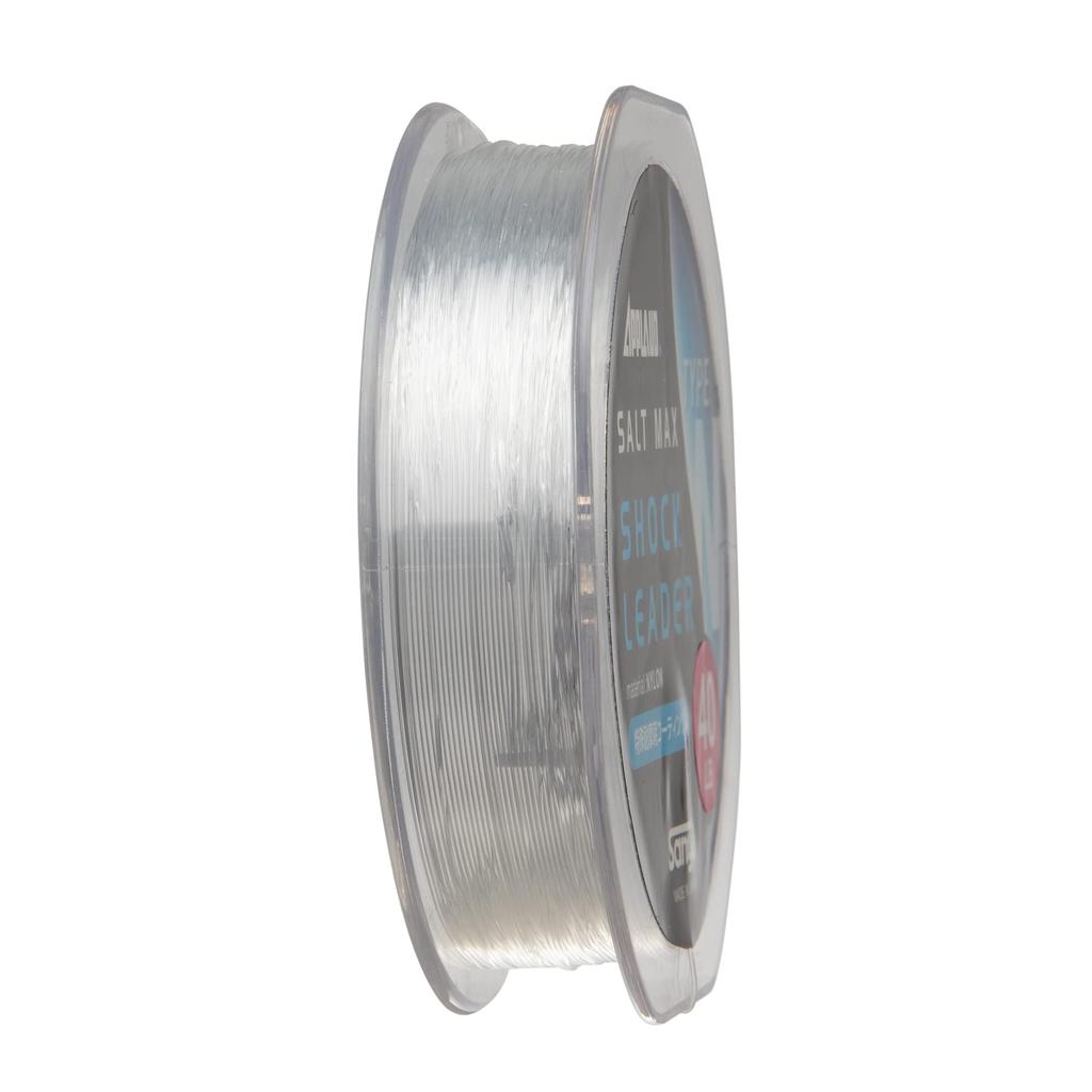 Sanyo Nylon Shock Leader Applaud Saltmax Shock Leader Type N Nylon 50m 90lb Natural Clear