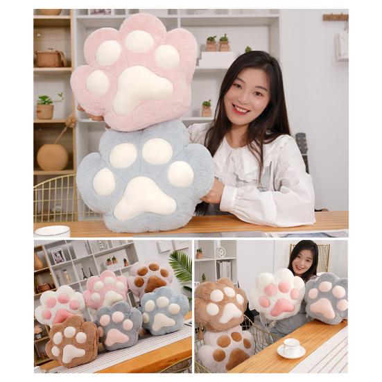 Cat Paw Pillow Quilt Blanket 3 In 1 Design Hands Warmers Thick