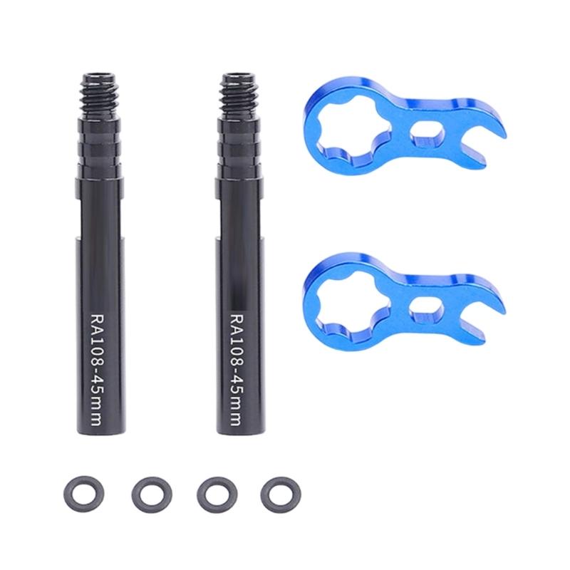 

High Strength Alloy Valves Extension For Road Mountain Bicycles Leak Proof Air Retention Light Weight Cycling Accessory 45mm