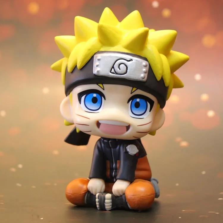 

Anime, Hokage, Swirl Naruto, Flag Kakashi, Sitting Q version doll, model boxed figure