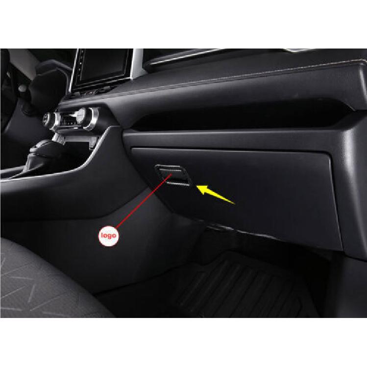 Co-Pilot Carbon Fiber For Toyota RAV4 Sticker Trim - Storage Box Handle