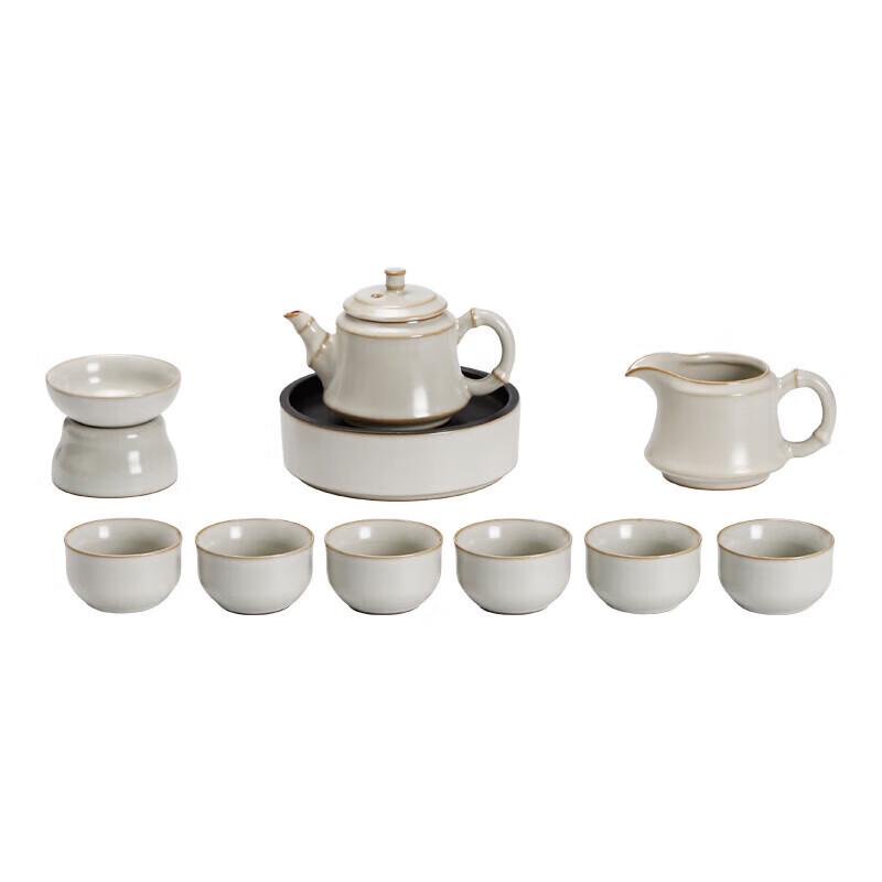 Eight Directions Gift 11-Piece Prosperity Ceramic Tea Set