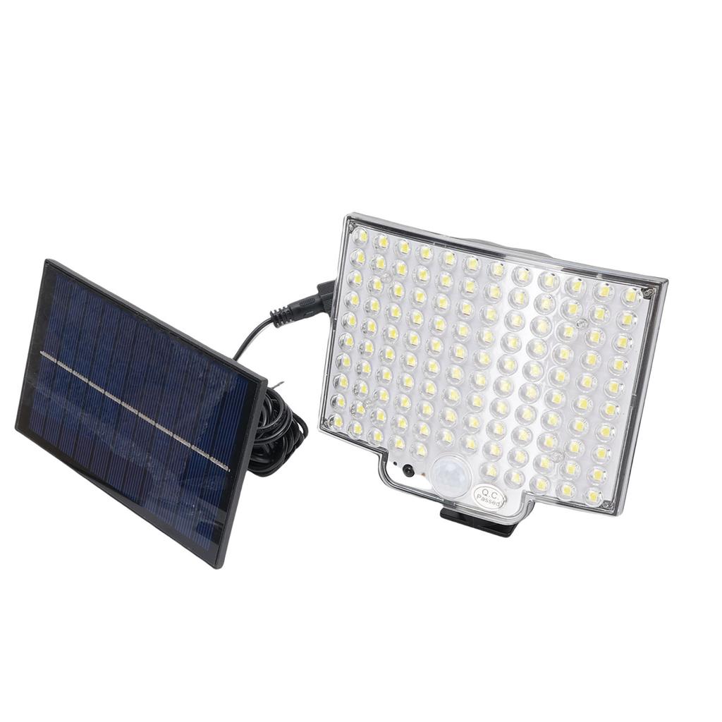 Solar Light for Outside 118 LED Split Motion Sensor Outdoor Light with Remote Control IP65 Water Proof for Yard Patio