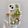 Full Screen Love Suitable for Apple 17pro Mobile Phone Case 15promax Girl Flower Bracelet Anti Fall 13 Protective Cover