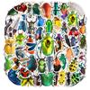 10/30/50pcs Realistic Insect Cartoon Stickers Beetle Decals DIY Stationery Laptop Phone Cases Retro Graffiti Sticker
