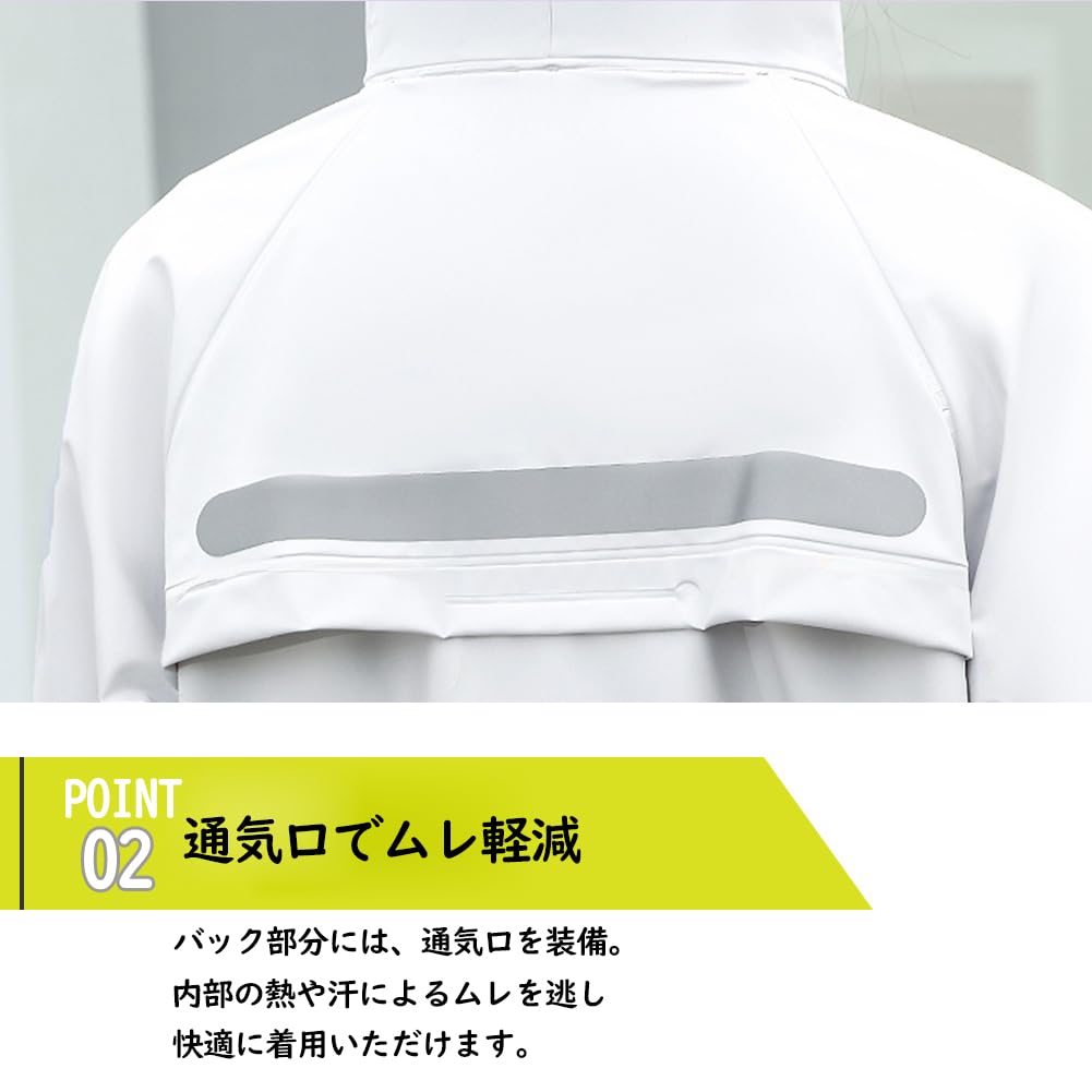 Rain Top and Rain Jacket Detachable Rain Transparent Reflective Rainy Season Gift [MTKCNTL] Suit, Bottom, Women's Rainwear, Cycling, Men's,