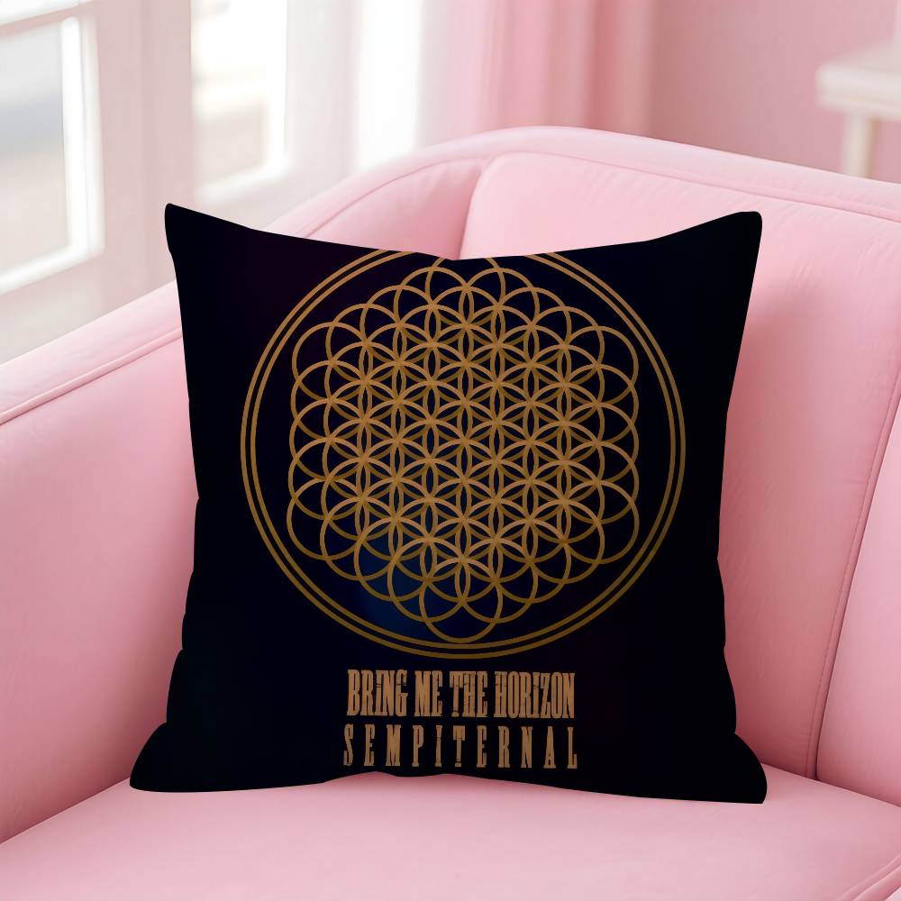 Pillow Cushion Cover Pillowcase Living Room Sofa Home Decor Customized BBring Me The logo HHorizonS