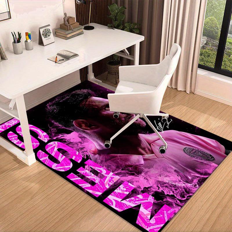 Messi's Pink  Area Rug for Office, Chair Rug, Decorative Carpet Livingroom Mat, Large Size Fan gifts Christmas gifts