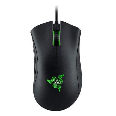 Razer DeathAdder Essential - Sensor Óptico de 6.400 DPI - 5 Botões Programáveis - Mouse Gamer - Design Ergonômico - Preto / Branco - 127mm x