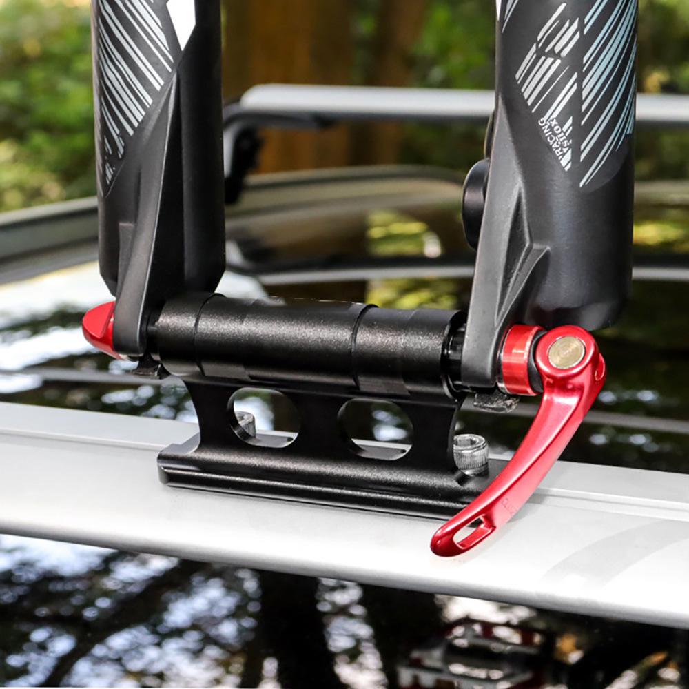 Car Roof Rack - Quick Release Thru-Axle Bike Fork Mount Carrier