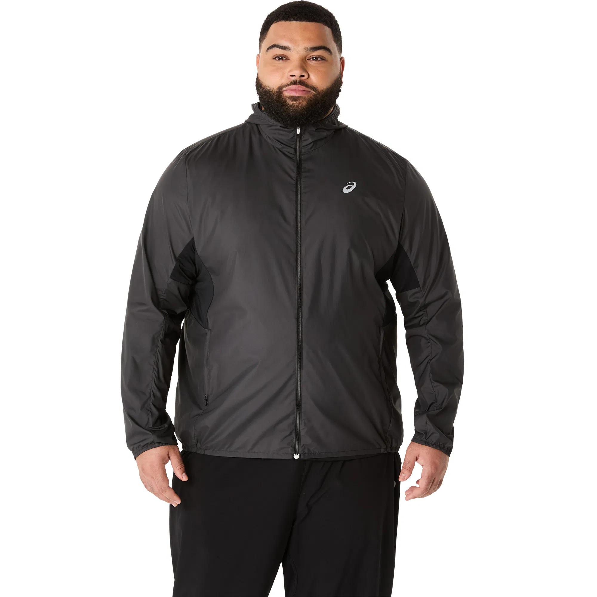 Asics Herren Schwarz Laufjacke Wasserabweisend Mit Kapuze Core, Gr. Xxl - Bild 5