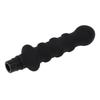 Deep Tissue Massager Attachment Percussion Washable Silicone Muscle Massager Replacement Head Black 0.71 0.75in