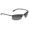 Ray Ban Polarized Grey Rectangular Men S SunglaSSeS Rb3183 002 81 63