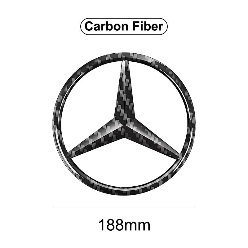 3D Car Front Hood Emblem Bonnet Sticker Rear Trunk Badge Decal For Mercedes Benz AMG E S C A B Class GLE GLS CLA CLE GLC CLS GLA BJ1