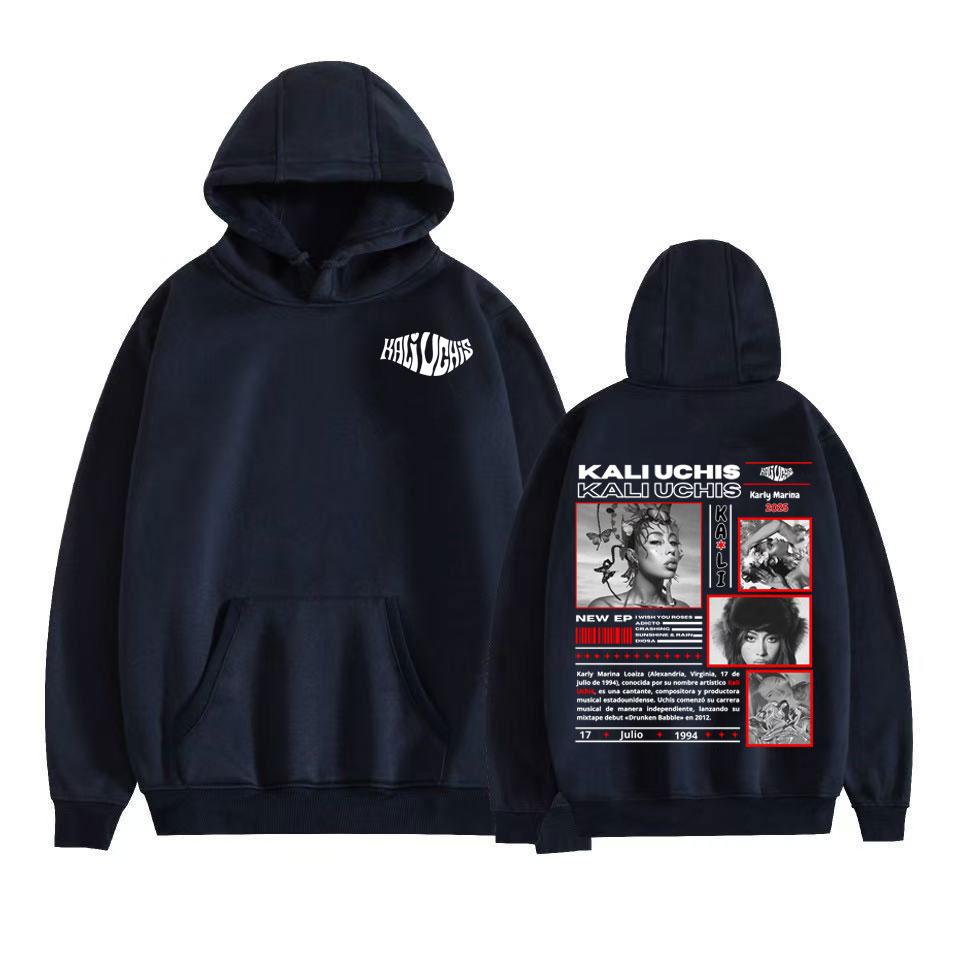 Kali Uchis Karly Marina Tour 2025 Album Hoodies Men Women Harajuku Hip Hop Retro Hoodie Casual Comfort High Quality Sweatshirts