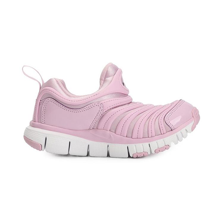 New Nike Dynamo Free Anti-Slip And Wear-Resistant Lightweight Kids Lifestyle Shoes Pink Children Aged 3-7 Years Old 343738-628