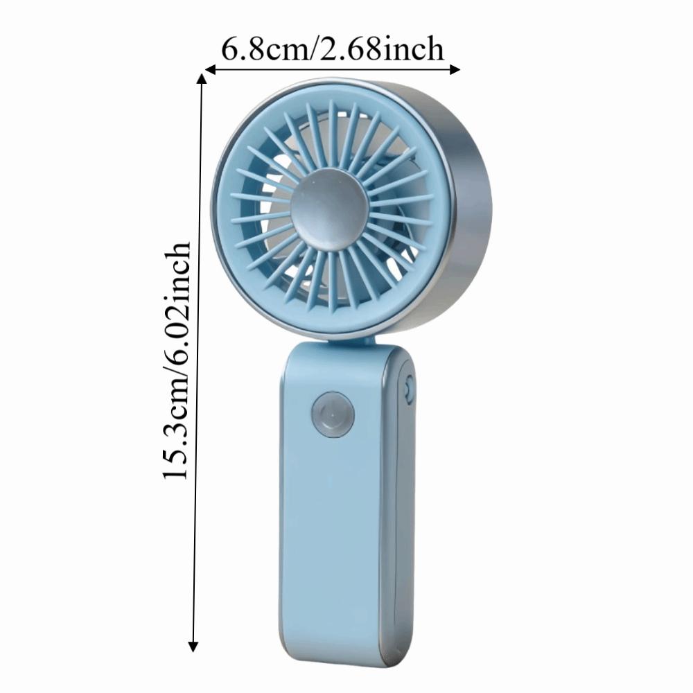 Foldable Portable Electric Fan Quiet Operation Neck Hanging Small Fan Personal Cooling Fan  Summer
